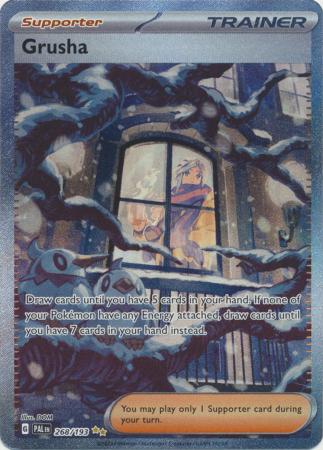 Card: Scarlet & Violet: Paldea Evolved Singles, Grusha - 268/193 - Special Illustrion Rare
