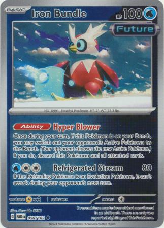 Card: Scarlet & Violet: Paradox Rift Singles, Iron Bundle - 056/182 - Uncommon Reverse Holo