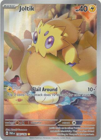 Card: Scarlet & Violet: Paradox Rift Singles, Joltik - 196/182 - Illustration Rare
