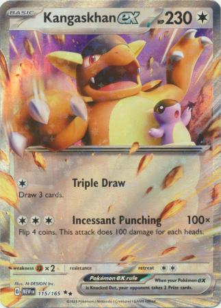 Card: Scarlet & Violet: 151 Singles, Kangaskhan ex - 115/165 - Ultra Rare