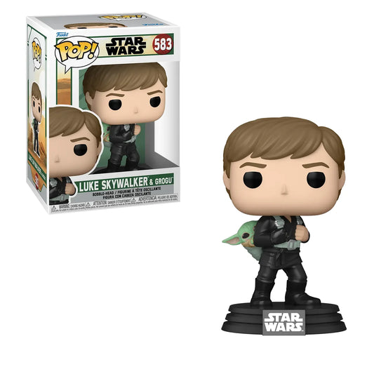 Funko Pop! Star Wars: The Book Of Boba Fett, Luke Skywalker & Grogu 583