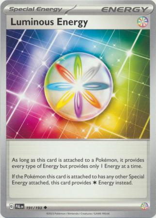 Card: Scarlet & Violet: Paldea Evolved Singles, Luminous Energy - 191/193 - Uncommon
