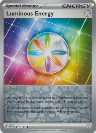 Card: Scarlet & Violet: Paldea Evolved Singles, Luminous Energy - 191/193 - Uncommon Reverse Holo
