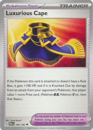Card: Scarlet & Violet: Paradox Rift Singles, Luxurious Cape - 166/182 - Uncommon