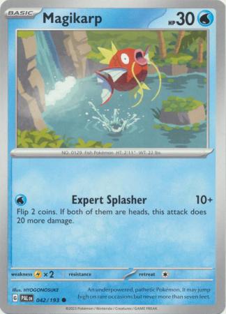 Card: Scarlet & Violet: Paldea Evolved Singles, Magikarp - 042/193 - Common