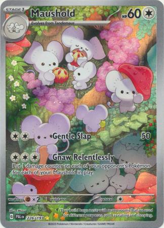 Card: Scarlet & Violet: Paldea Evolved Singles, Maushold - 226/193 - Illustration Rare
