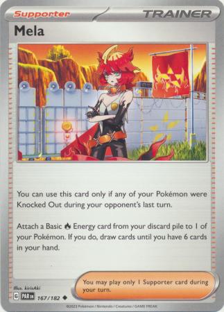 Card: Scarlet & Violet: Paradox Rift Singles, Mela - 167/182 - Uncommon