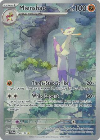 Card: Scarlet & Violet: Paradox Rift Singles, Mienshao - 200/182 - Illustration Rare
