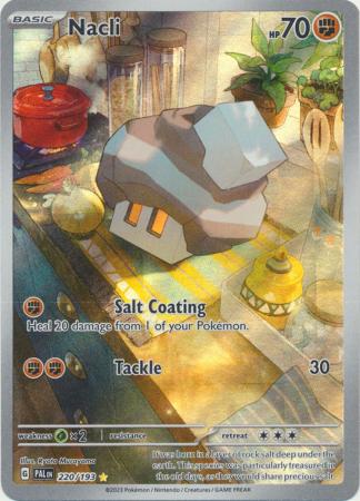 Card: Scarlet & Violet: Paldea Evolved Singles, Nacli - 220/193 - Illustration Rare