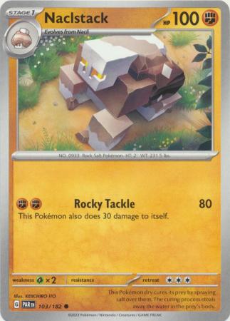 Card: Scarlet & Violet: Paradox Rift Singles, Naclstack - 103/182 - Common