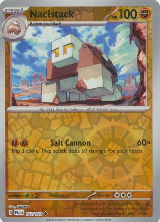 Card: Scarlet & Violet: Paldea Evolved Singles, Naclstack - 122/193 - Uncommon Reverse Holo