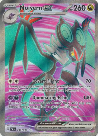 Card: Scarlet & Violet: Paldea Evolved Singles, Noivern ex - 246/193 - Full Art Secret Rare