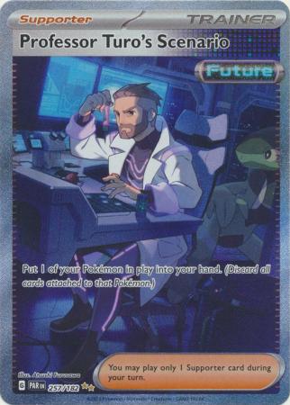 Card: Scarlet & Violet: Paradox Rift Singles, Professor Turo's Scenario - 257/182 - Special Illustration Rare