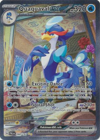 Card: Scarlet & Violet: Paldea Evolved Singles, Quaquaval ex - 260/193 - Special Illustrion Rare