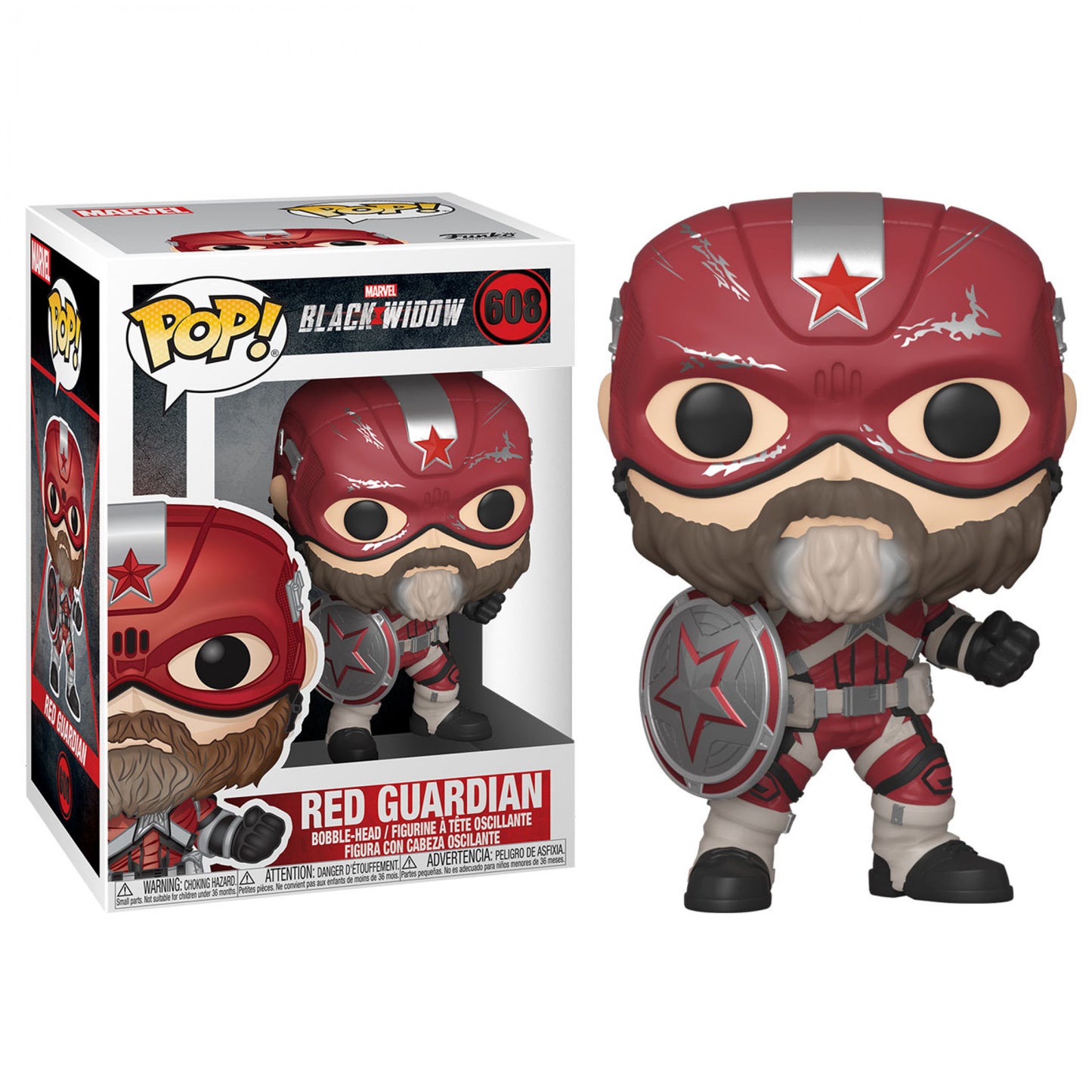 Funko Pop! Marvel: Black Widow, Red Guardian 608
