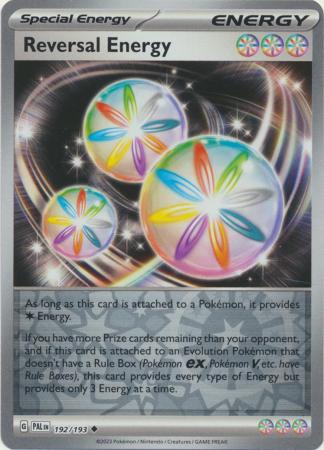 Card: Scarlet & Violet: Paldea Evolved Singles, Reversal Energy - 192/193 - Uncommon Reverse Holo