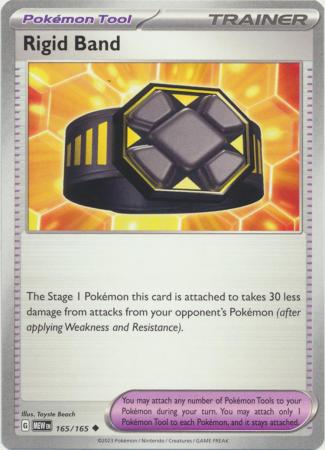 Card: Scarlet & Violet: 151 Singles, Rigid Band - 165/165 - Uncommon