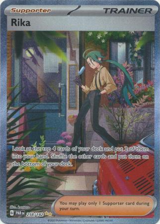 Card: Scarlet & Violet: Paradox Rift Singles, Rika - 258/182 - Special Illustration Rare