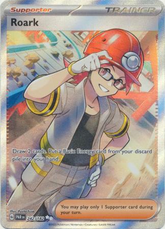 Card: Scarlet & Violet: Paradox Rift Singles, Roark - 242/182 - Full Art Secret Rare