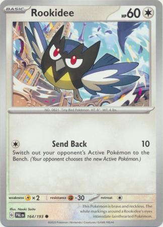 Card: Scarlet & Violet: Paldea Evolved Singles, Rookidee - 164/193 - Common
