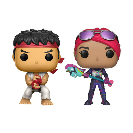 Funko Pop! Games: Fortnite, Ryu & Brite Bomber