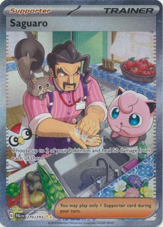 Card: Scarlet & Violet: Paldea Evolved Singles, Saguaro - 270/193 - Special Illustrion Rare