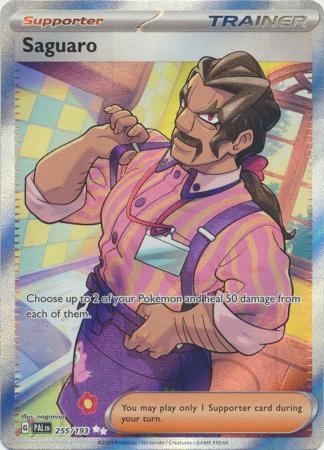 Card: Scarlet & Violet: Paldea Evolved Singles, Saguaro - 255/193 - Full Art Secret Rare