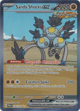 Card: Scarlet & Violet: Paradox Rift Singles, Sandy Shocks ex - 250/182 - Special Illustration Rare