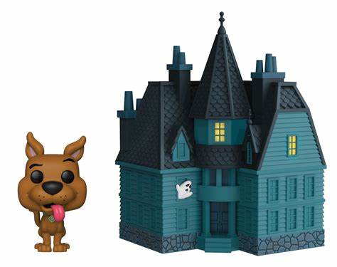 Funko Pop! Town: Scooby Doo!, Scooby Doo & Haunted Mansion 01