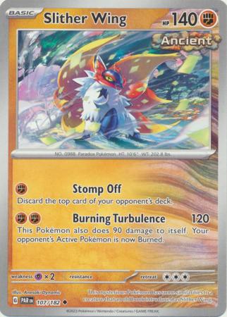 Card: Scarlet & Violet: Paradox Rift Singles, Slither Wing - 107/182 - Uncommon