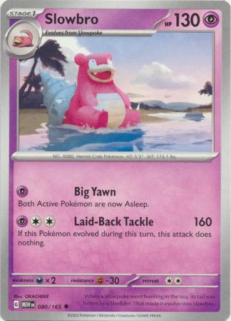 Card: Scarlet & Violet: 151 Singles, Slowbro - 080/165 - Uncommon