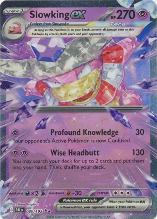 Card: Scarlet & Violet: Paldea Evolved Singles, Slowking ex - 086/193 - Ultra Rare