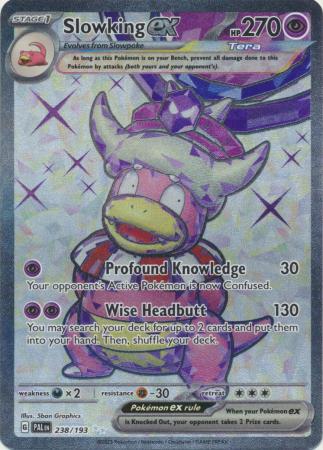 Card: Scarlet & Violet: Paldea Evolved Singles, Slowking ex - 238/193 - Full Art Secret Rare