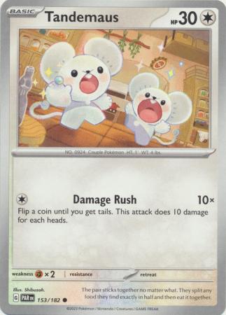 Card: Scarlet & Violet: Paradox Rift Singles, Tandemaus - 153/182 - Common