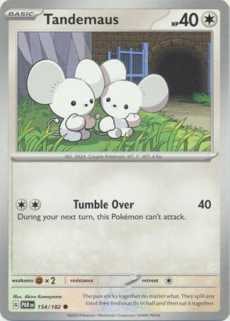 Card: Scarlet & Violet: Paradox Rift Singles, Tandemaus - 154/182 - Common