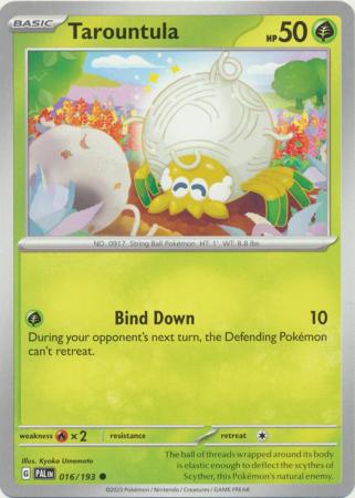 Card: Scarlet & Violet: Paldea Evolved Singles, Tarountula - 016/193 - Common