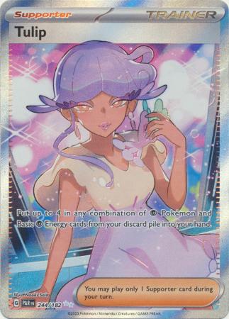 Card: Scarlet & Violet: Paradox Rift Singles, Tulip - 244/182 - Full Art Secret Rare