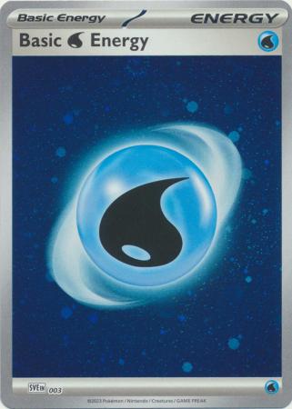 Card: Scarlet & Violet: 151 Singles, Water Energy - SVE003 - Galaxy Holo