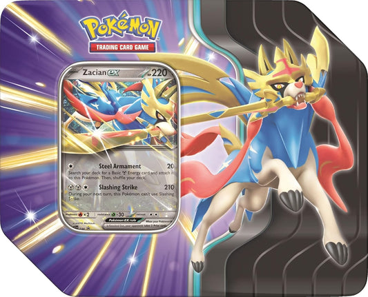 Pokemon Tin Zacian ex Slashing Legends - EN
