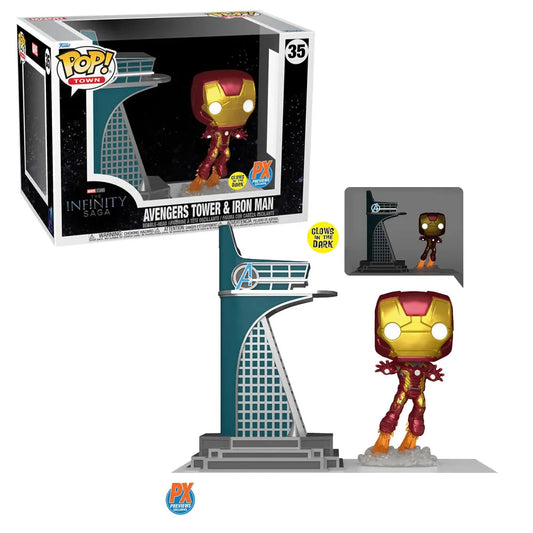 Funko Pop! Marvel: The Infinity Saga, Avengers Tower & Iron Man 35