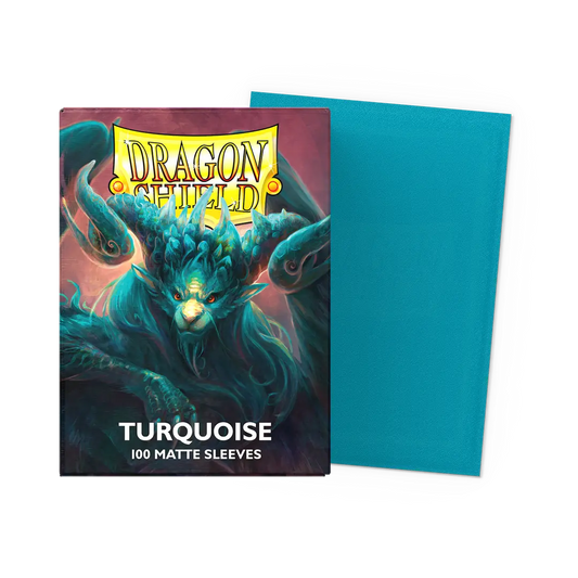 Dragon Shield Standar: Matte Sleeves, Turquoise