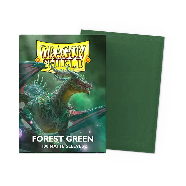 Dragon Shield Standar: Matte Dual Sleeves, Forest Green