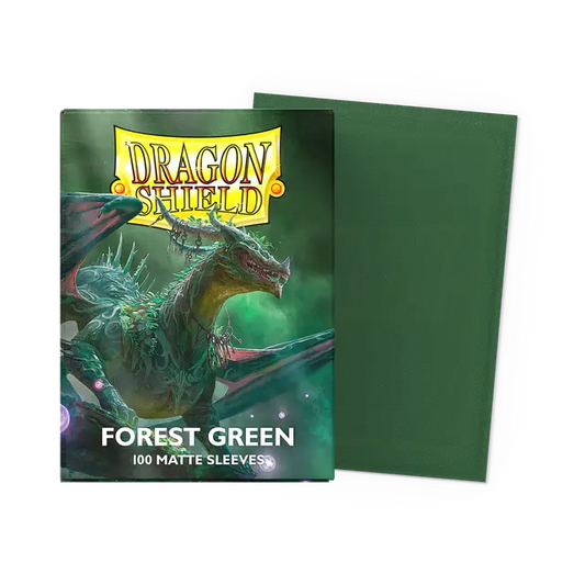 Dragon Shield Standar: Matte Dual Sleeves, Forest Green