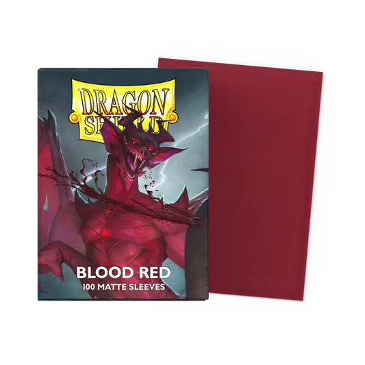 Dragon Shield Standar: Matte Sleeves, Blood Red