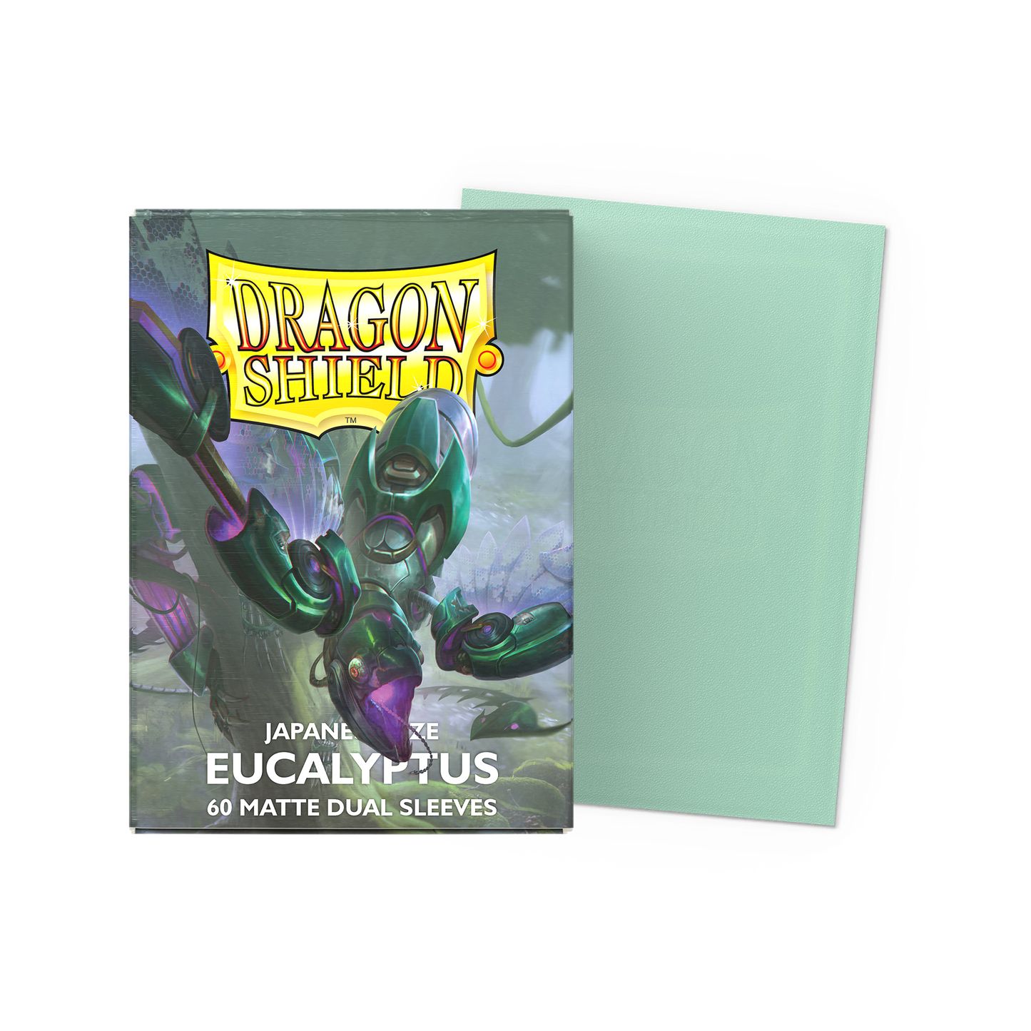 Dragon Shield, Japanese Size: Matte Dual Sleeves, Eucalyptus