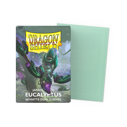Dragon Shield, Japanese Size: Matte Dual Sleeves, Eucalyptus