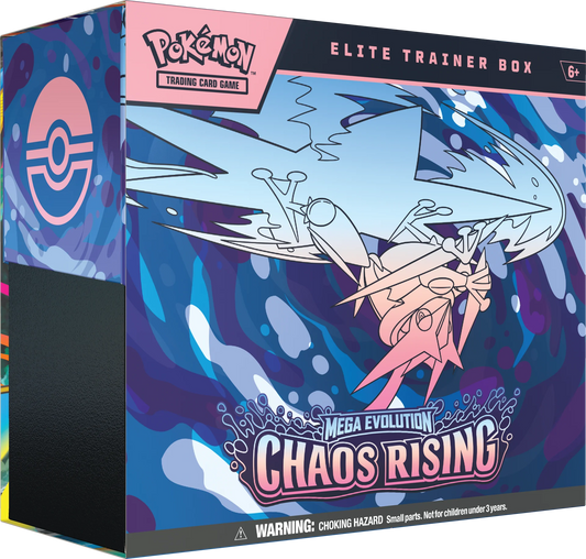 Chaos Rising ETB Elite trainer Box Caos Creciente Caja de Entrenador Elite
