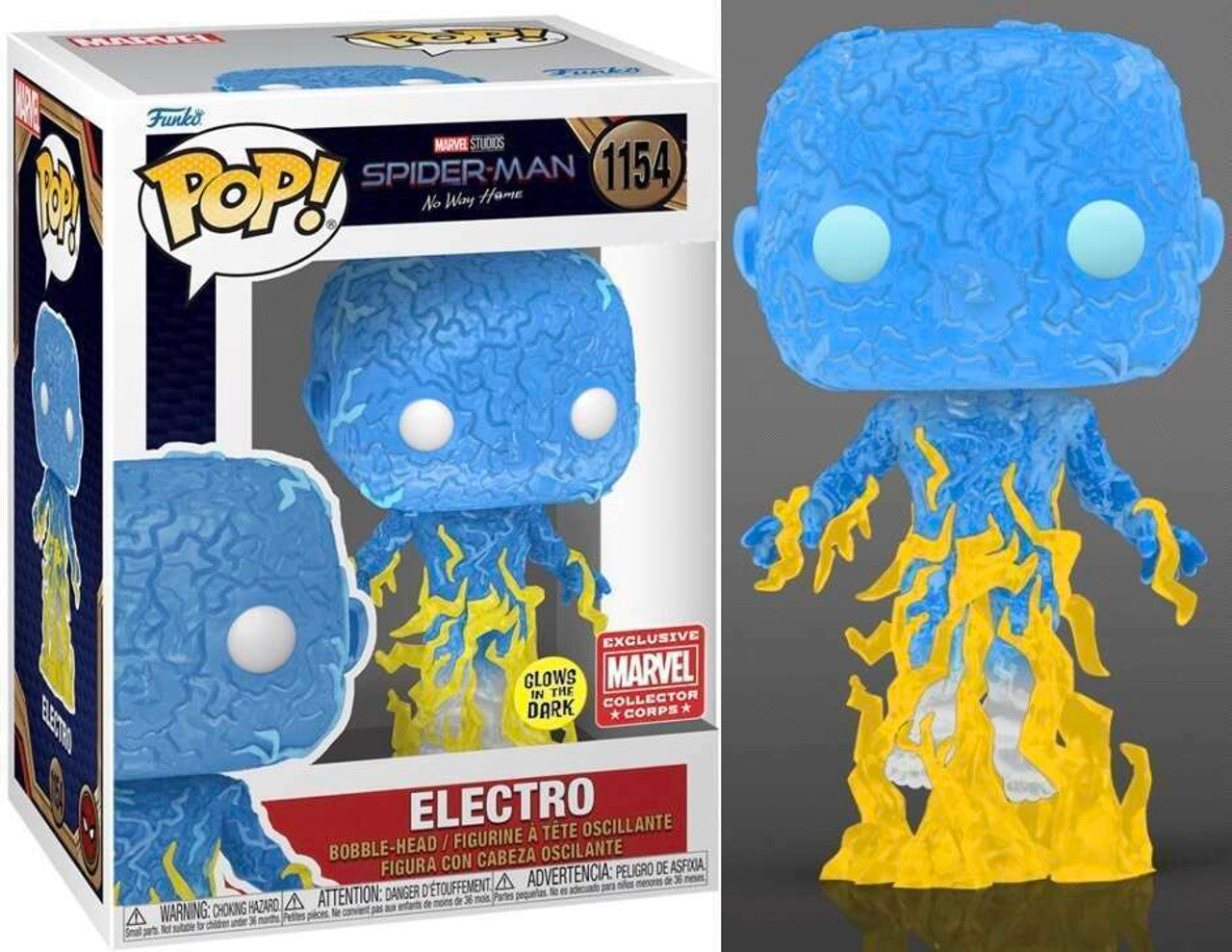 Funko Pop! Marvel: Spiderman, Electro 1154