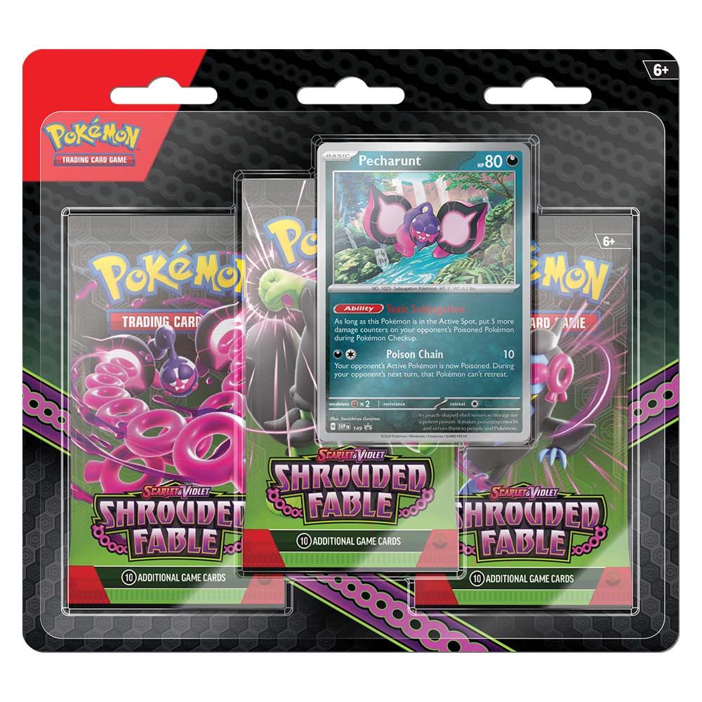 Pokémon TCG: Shrouded Fable 3 Pack Blister