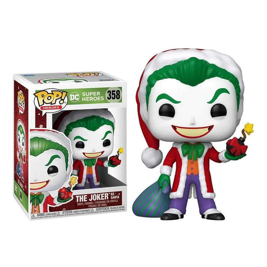 Funko Pop! DC: Harley Quinn, The Joker As Santa 358